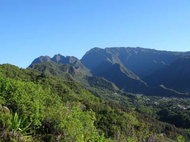 Le point de vue sur le Dimitile depuis le dernier spot de "rando croquis"