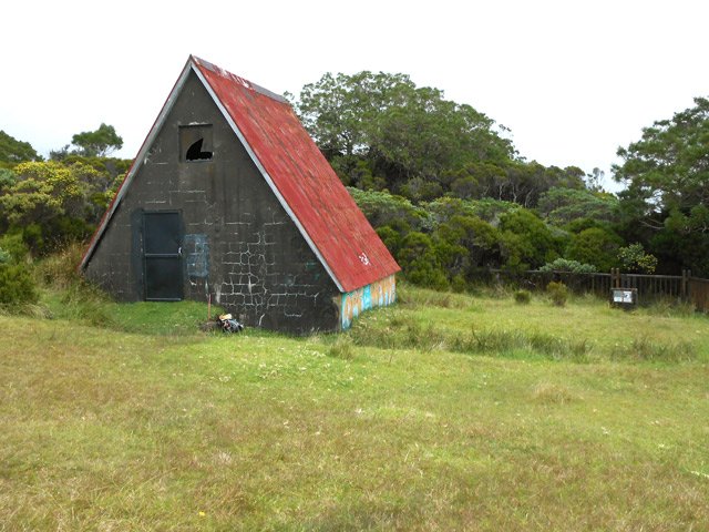 L'abri tel qu'il était avant l'effondrement de 2020