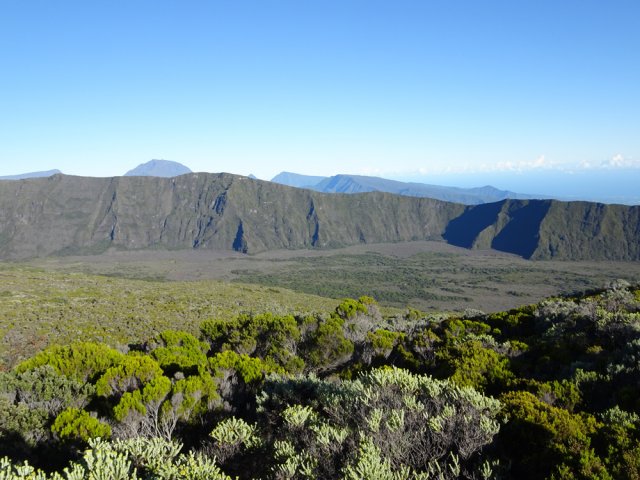 Le Fond de la Rivière de l'Est dominé par le Piton des Neiges