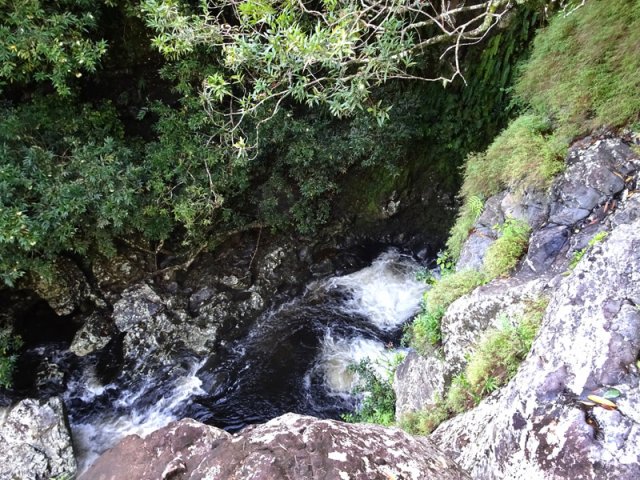 La résurgence vue depuis le haut