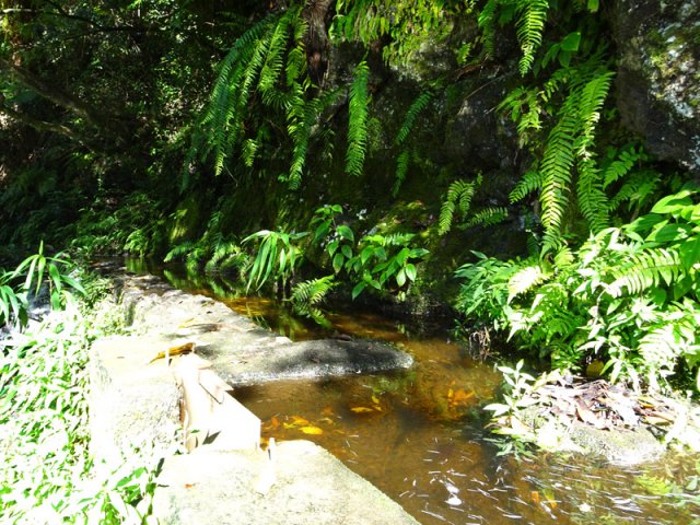 Le Captage Barrau, à droite avant le gué