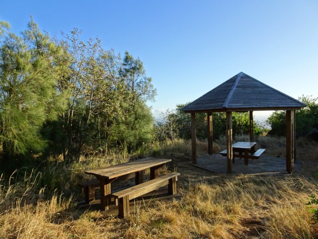 Le premier kiosque en fin de descente