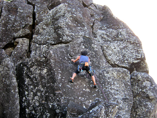 L'escalade a ses spécialistes qui prennent plaisir à jouer les araignées