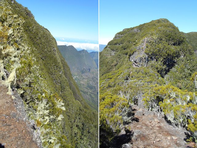 Quelques idées du paysage le long du sentier Jacky Inard