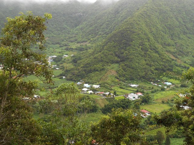 La zone des fermes en direction de la Cascade Motet