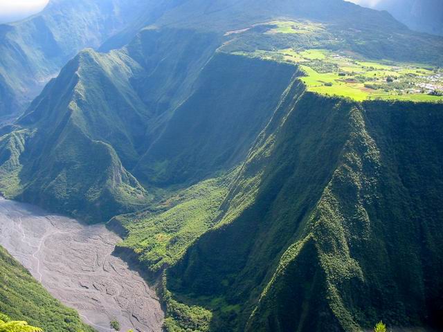 Les pâturages de Grand Coude et la Rivière des Remparts