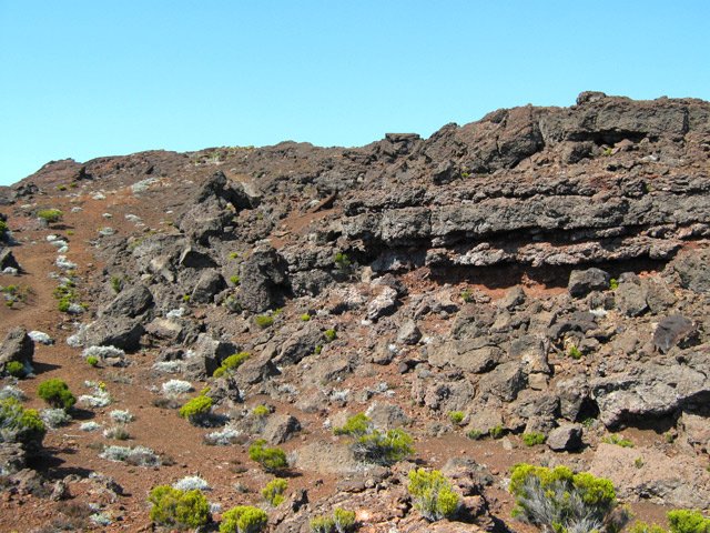 Fin de la descente dans les cailloux