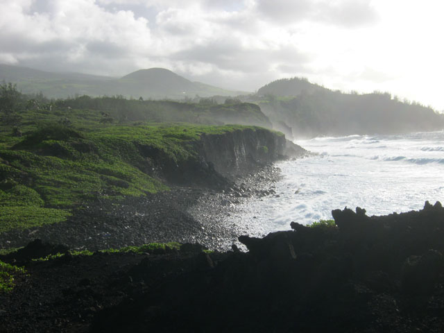 Attention aux appareils photos. Les embruns recouvrent tout