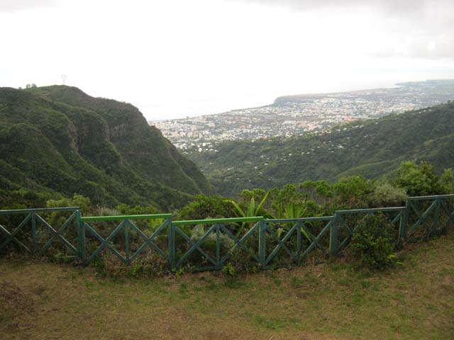 Panorama sur le chef-lieu depuis le premier point de vue