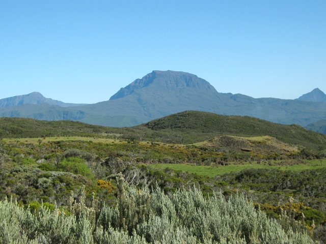 Paysages et panoramas au-dessus des prairies
