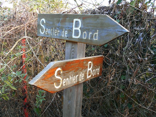 Signalisation de qualité. Impossible de s'égarer en deuxième partie de montée