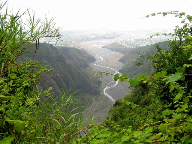 Point de vue sur la Rivière des Galets