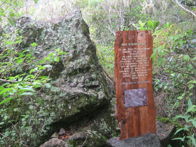 Premières zones rocheuses