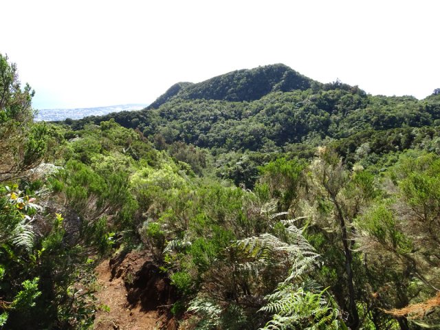 Vue sur le Pic Adam lors de la descente
