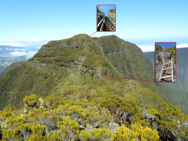 On s'éloigne des deux passages vertigineux