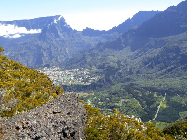 Depuis le point haut, on a de belles vues sur le nord du cirque