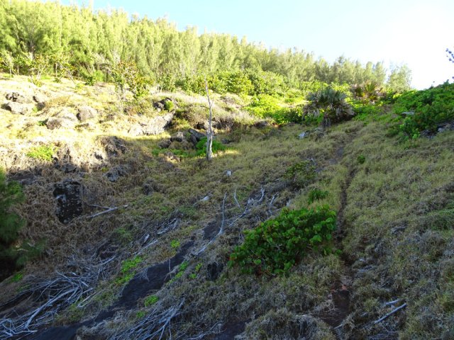 Emprunter ce petit sentier de pêcheurs n'est pas une grande aventure