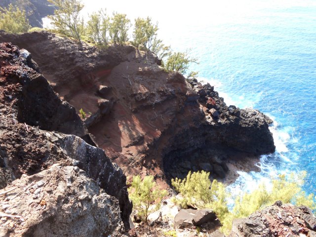 Le cratère vu depuis le belvédère