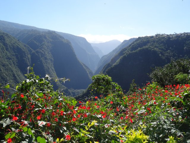 Beaux points de vue sur les gorges lors de la descente