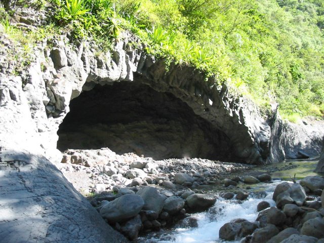 La Caverne de la Petite Ravine, fin de la remontée