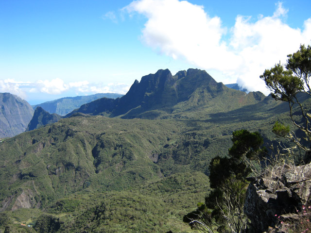 Le Morne de Fourche, première vue sur Mafate