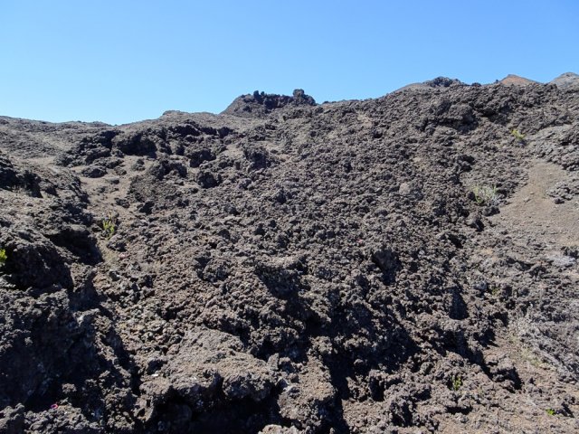 Plus de sentier officiel au-dessus du belvédère