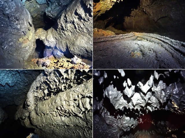 Un des tunnels de lave de la région, à visiter avec un guide