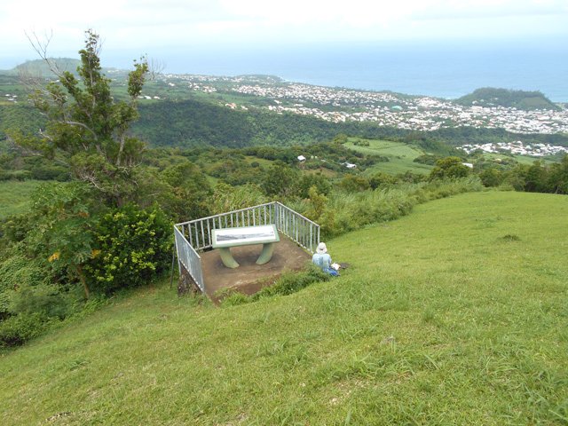 Descente vers la table d'orientation