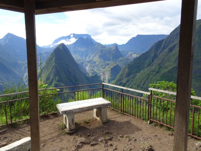 Le kiosque du Cap Noir, un lieu très visité facile d'accès