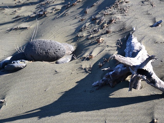Tout est là pour remplir les chaussures de sable