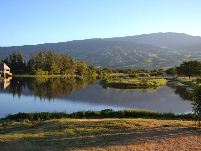 L'étang du Gol depuis le parking de Bel Air