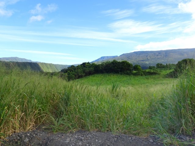 Points de vue sur le Morne Langevin et la vallée de la Rivière Langevin