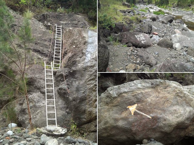 Les premiers mètres de la montée vers la Nouvelle