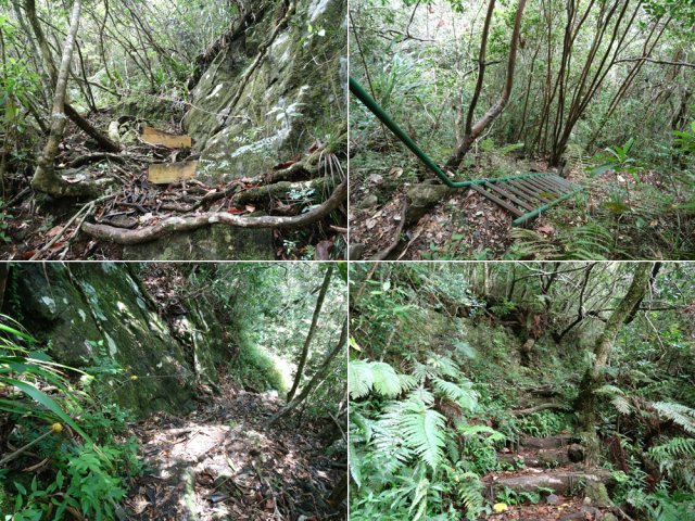 Quelques portions du sentier Mollaret