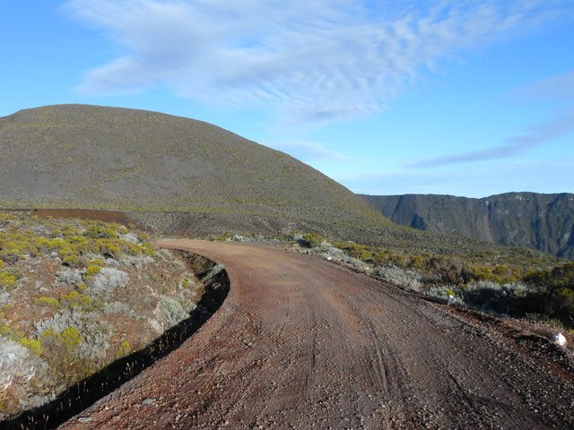 La route en direction du gîte pour de beaux panoramas