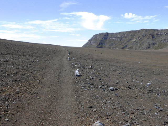 On emprunte une portion du sentier de Grand Galet après le Chisny